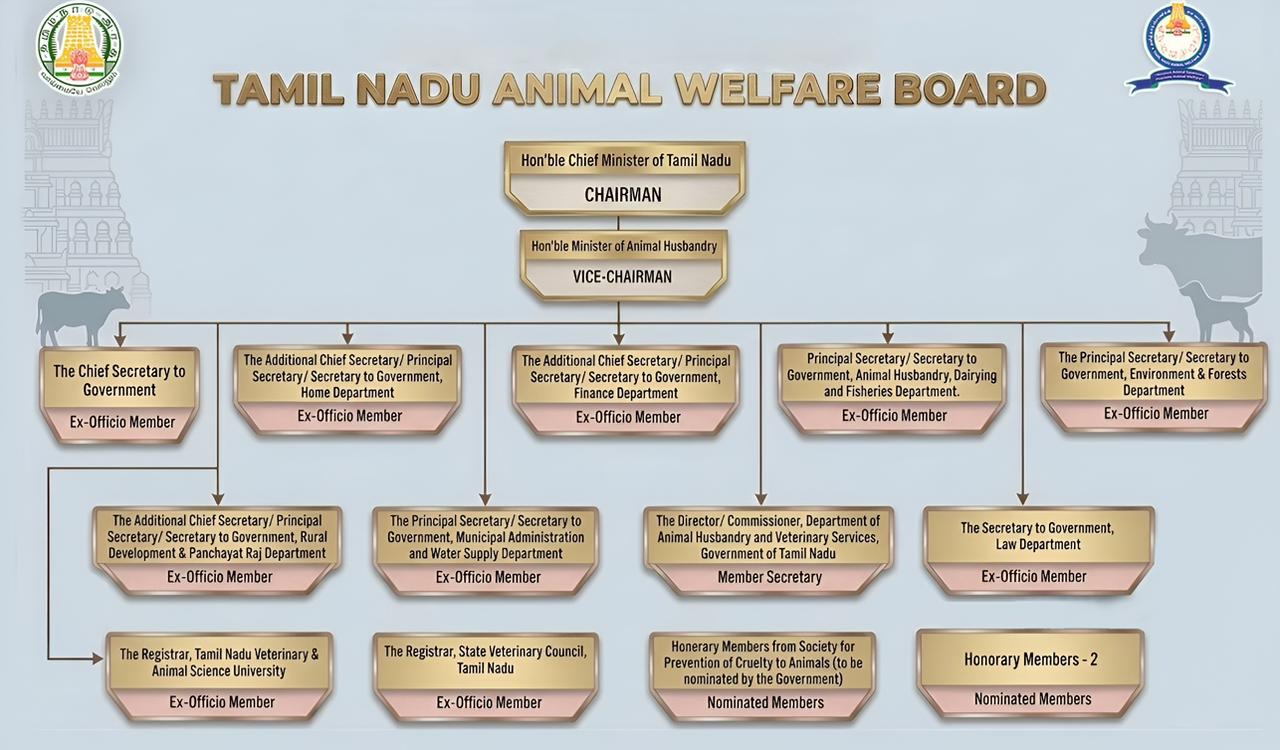 Tamil Nadu Animal Welfare Employee Structure